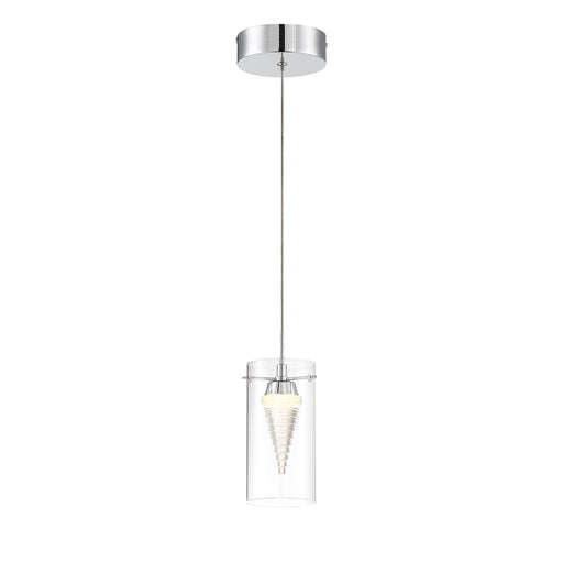 Funnel Cloud LED Mini Pendant in Chrome