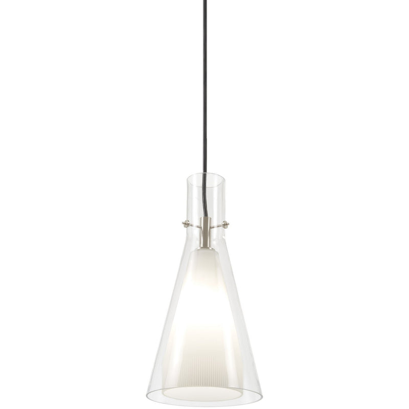 Taper Mini Pendant in Brushed Nickel