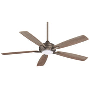 Dyno 60" LED Ceiling Fan in Heirloom Bronze / Barn Wood