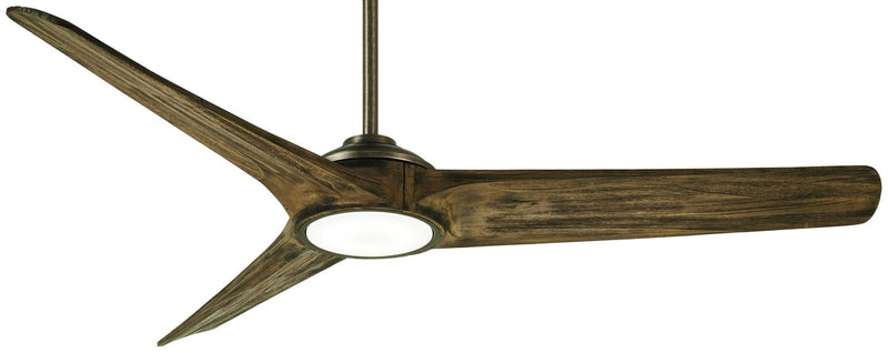 Timber 68" LED Ceiling Fan in Heirloom Bronze with Aged Boardwalk Blades