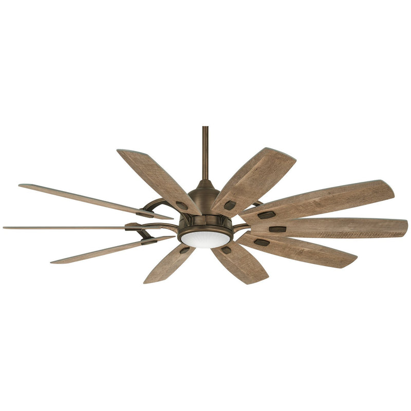 Barn 65" LED Ceiling Fan in Heirloom Bronze / Barnwood