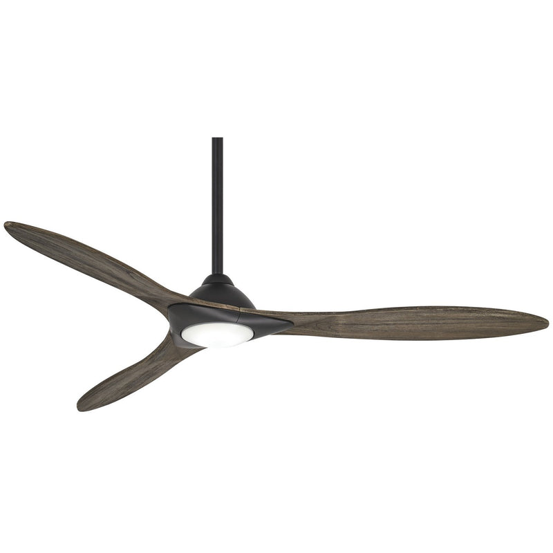 Sleek 60" LED Ceiling Fan in Oil Rubbed Bronze / Seasoned Wood