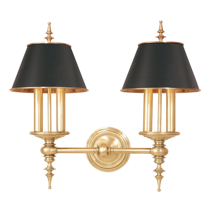 Cheshire 4-Light Wall Sconce in Aged Brass