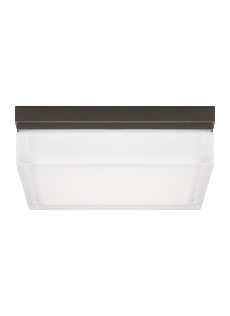 Boxie Large Flush Mount in Large Antique Bronze