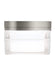 Boxie LED Flush Mount in Satin Nickel