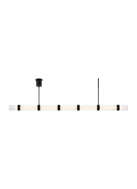 Wit 7 Linear Pendant in Black