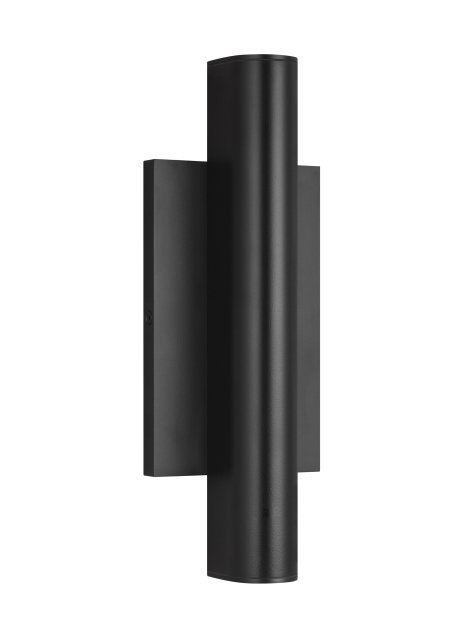 Chara 12 Outdoor Wall Sconce in Black