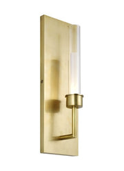 Linger Wall Sconce in 1 Light Natural Brass