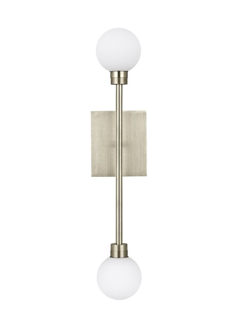 Mara 2-Light Bath Vanity Light in Satin Nickel