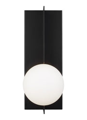 Orbel Bath Sconce in Matte Black
