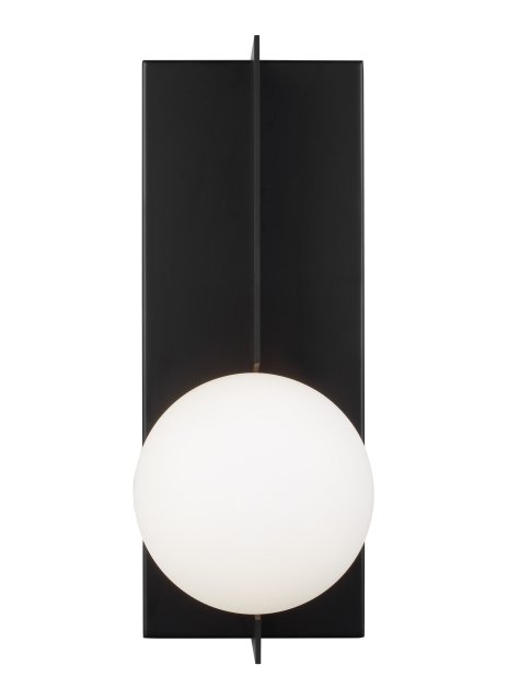 Orbel Bath Sconce in Matte Black