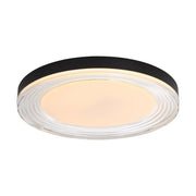 Ondulada 20" LED Flush Mount in Sand Black