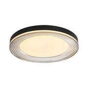 Ondulada 20" LED Flush Mount in Sand Black