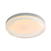 Ondulada 20" LED Flush Mount in Sand White