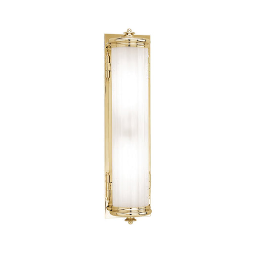 Bristol 2-Light Bath Vanity Light in Aged Brass