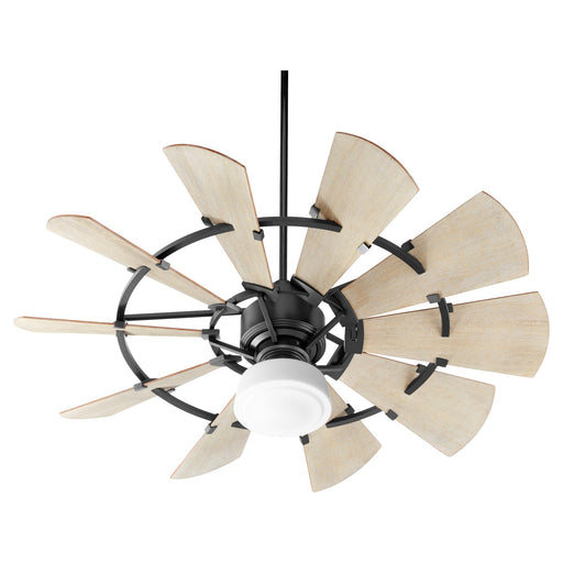 Windmill 52" 10-Blade Ceiling Fan in Textured Black
