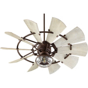 Windmill 52" 10-Blade Ceiling Fan in Oiled Bronze