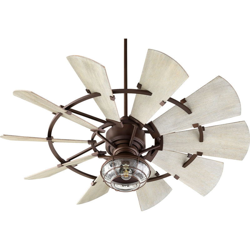 Windmill 52" 10-Blade Ceiling Fan in Oiled Bronze