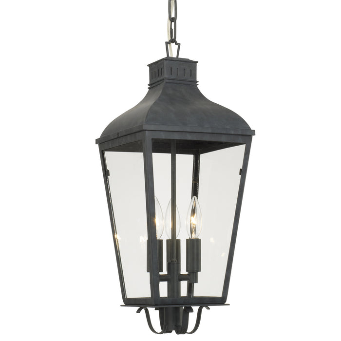 DUM-9805-GE- Dumont 3-Light Chandelier in Graphite by Crystorama