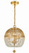 Duval 3-Light Chandelier in Antique Gold - Lamps Expo