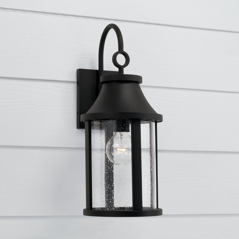 Bridger Outdoor Wall Lantern in Black