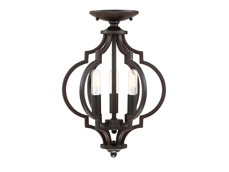 3-Light Convertible Semi-Flush or Pendant - Lamps Expo