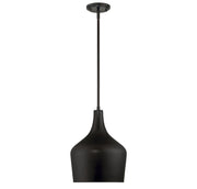 Metal Teardrop 10" 1-Light Pendant in Oil Rubbed Bronze