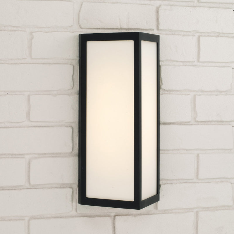Irvin Outdoor Wall Lantern in Black