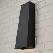 Ansel Large Outdoor Wall Sconce in Black