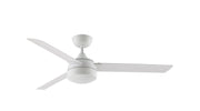 Xeno 56" Outdoor Ceiling Fan with LED Light in Matte White