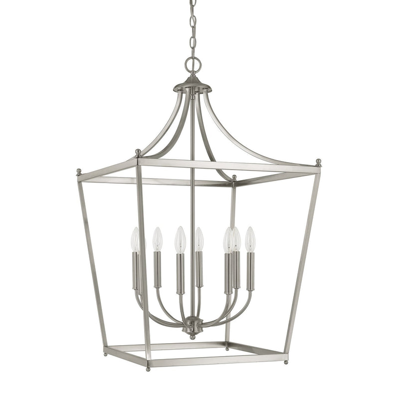 Stanton 8-Light Chandelier in Brushed Nickel