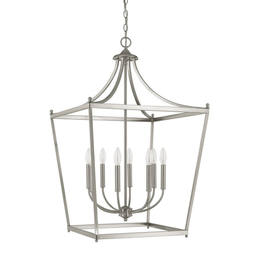 Stanton 8-Light Chandelier in Brushed Nickel