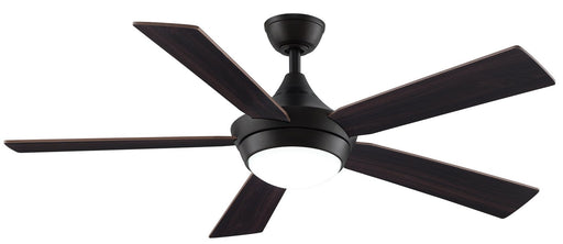 Celano 52" Ceiling Fan with LED Light in Dark Bronze / Cherry/Dark Walnut Blades