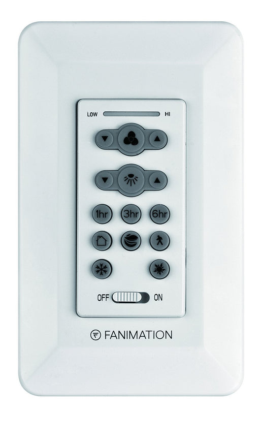 Fanimation DC Motor Reversing Wall Control in White