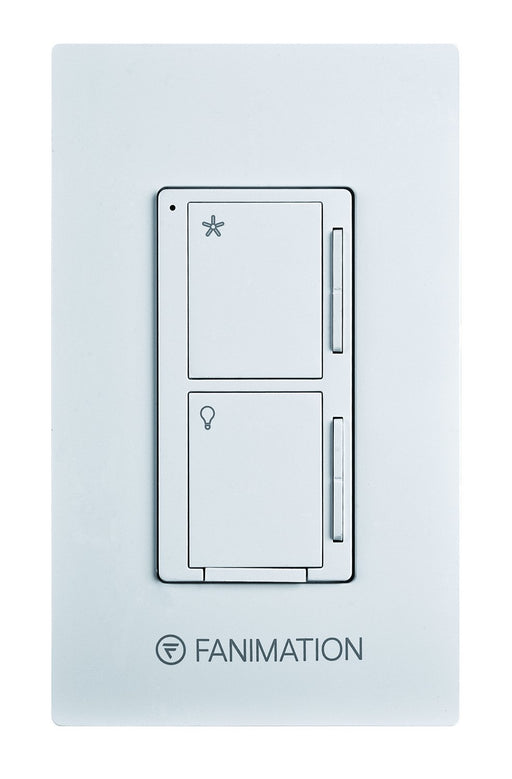 Fanimation 3-Speed Wall Control with Light Dimming in White