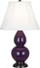 Small Double Gourd Accent Lamp with Ivory Stretched Fabric Shade - Lamps Expo