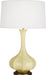 Pike Table Lamp with Pearl Dupoini Fabric Shade - Lamps Expo