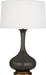 Pike Table Lamp with Pearl Dupoini Fabric Shade - Lamps Expo