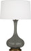 Pike Table Lamp with Pearl Dupoini Fabric Shade - Lamps Expo