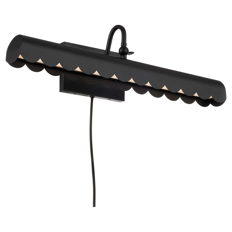 Karnes LED Picture Light in Matte Black