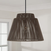 Jasper Outdoor Pendant in Umber and Black