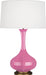 Pike Table Lamp with Pearl Dupoini Fabric Shade - Lamps Expo