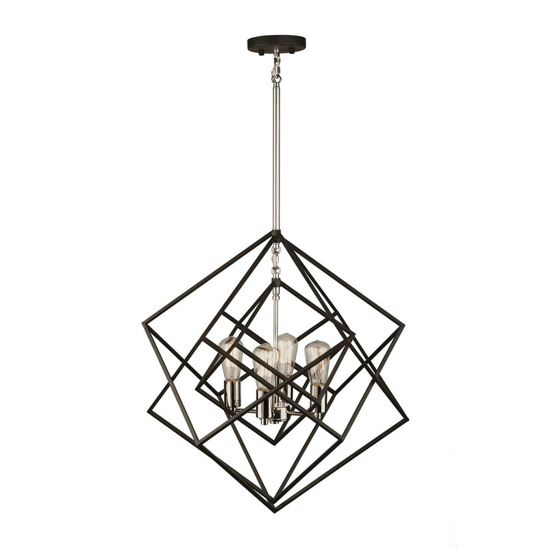 Artistry 4-Light Chandelier in Polished Nickel