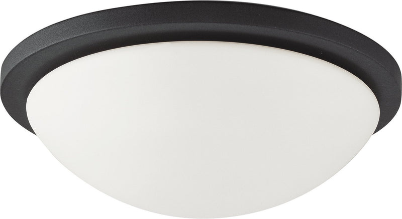 Button 13" LED Flush Mount in Matte Black
