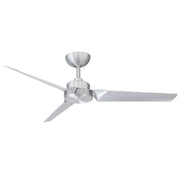 Roboto 52" Outdoor Ceiling Fan in Brushed Aluminum / Titanium