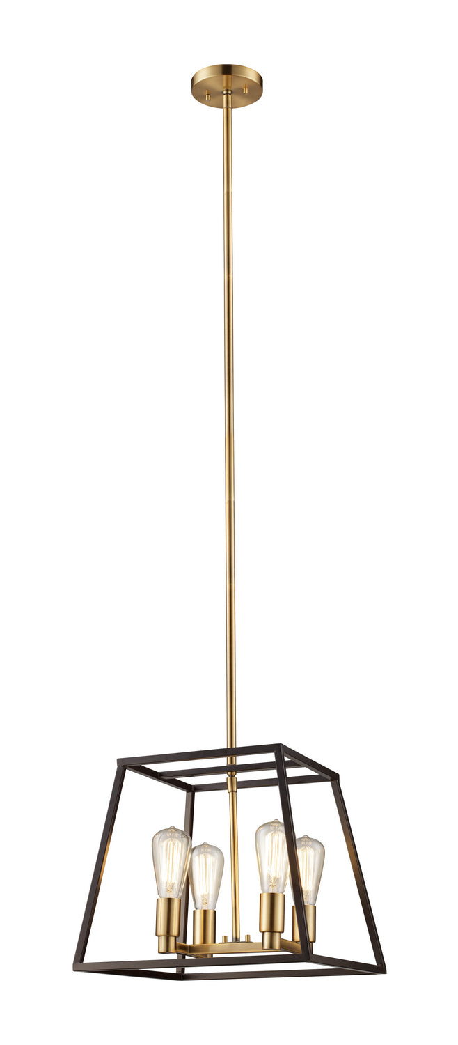 Adams 4-Light Pendant in Rubbed Oil Bronze