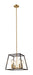 Adams 4-Light Pendant in Rubbed Oil Bronze