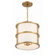 Hulton 3 Light 13" Pendant in Luxe Gold