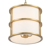 Hulton 3 Light 13" Pendant in Luxe Gold