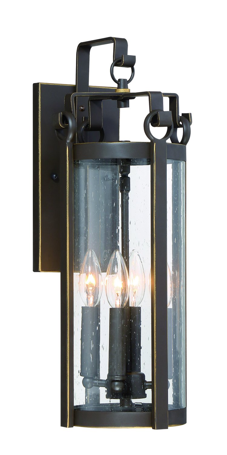 Somerset Lane 4-Light Outdoor Wall Lantern in Dakota Bronze